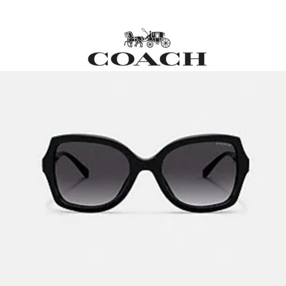 COACH HORSE AND CARRIAGE GEOMETRIC SUNGLASSES. NEW...
